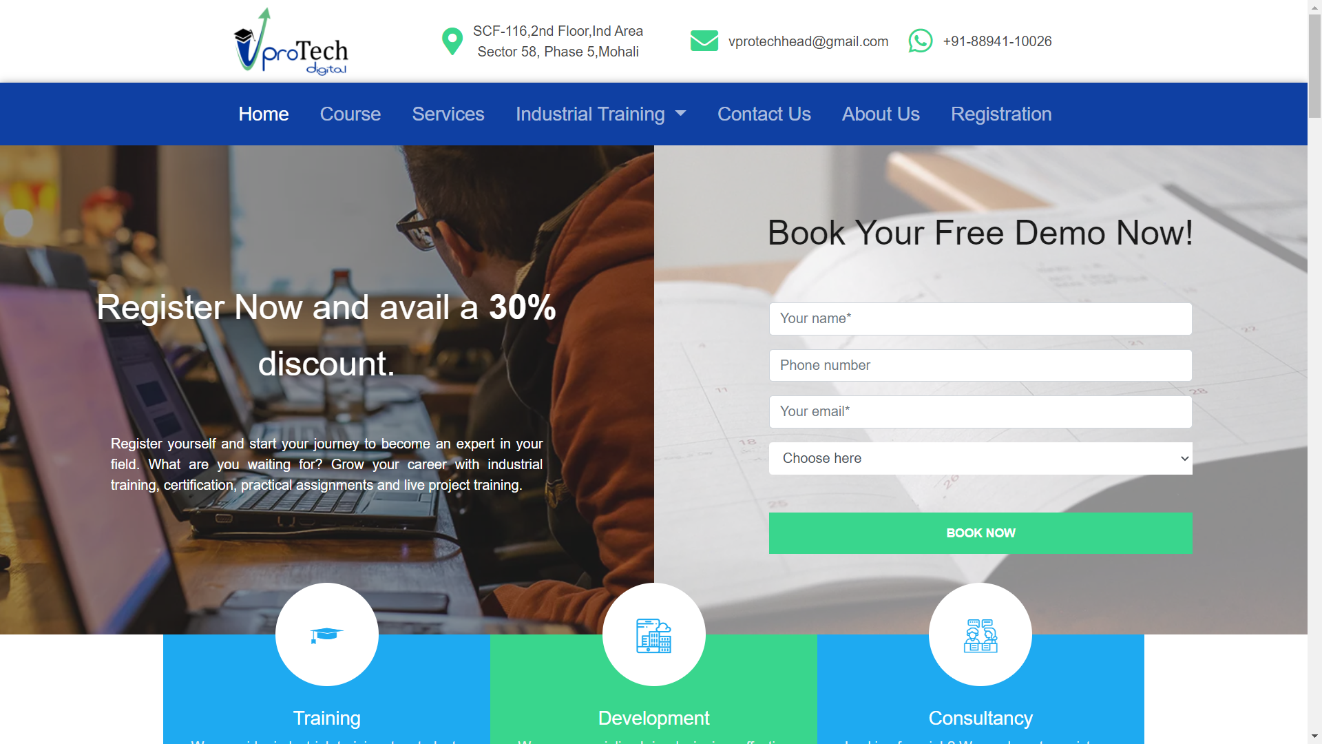 website development
